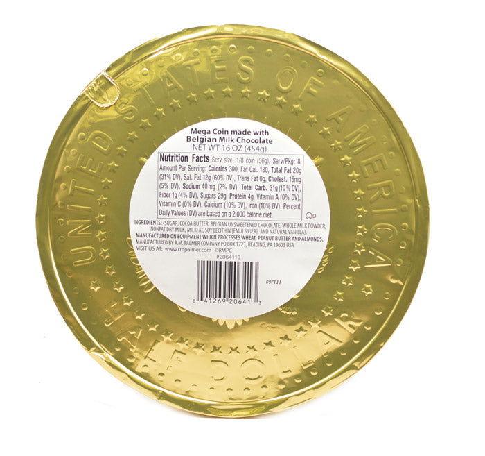 Mega Coin made with Belgian Milk Chocolate - CandyFavorites