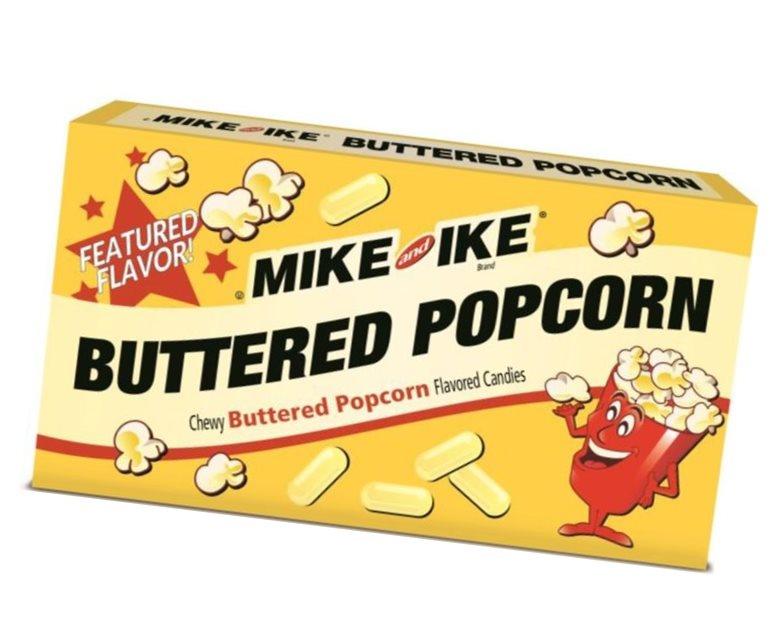 Mike and Ike Limited Edition Buttered Popcorn Theater Box - CandyFavorites