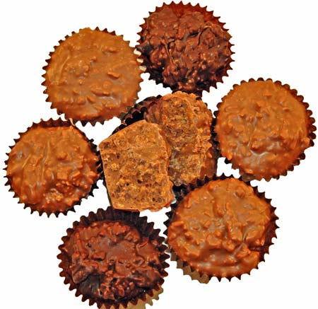 Milk Chocolate Coconut Clusters 1 Pound Box - CandyFavorites