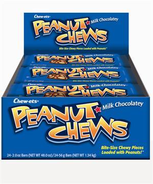 Milk Chocolatey Peanut Chews Candy Bars - CandyFavorites