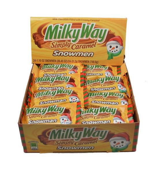 Milky Way Simply Caramel Snowmen - CandyFavorites