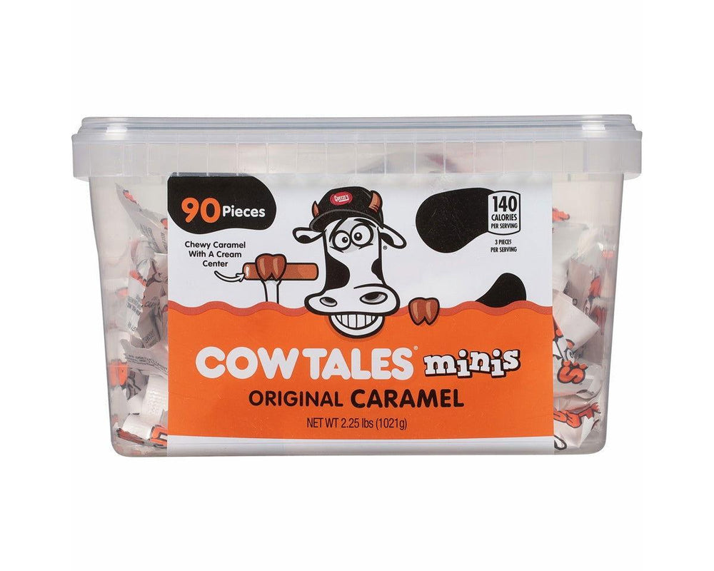 Mini Vanilla Cow Tales Tub - CandyFavorites