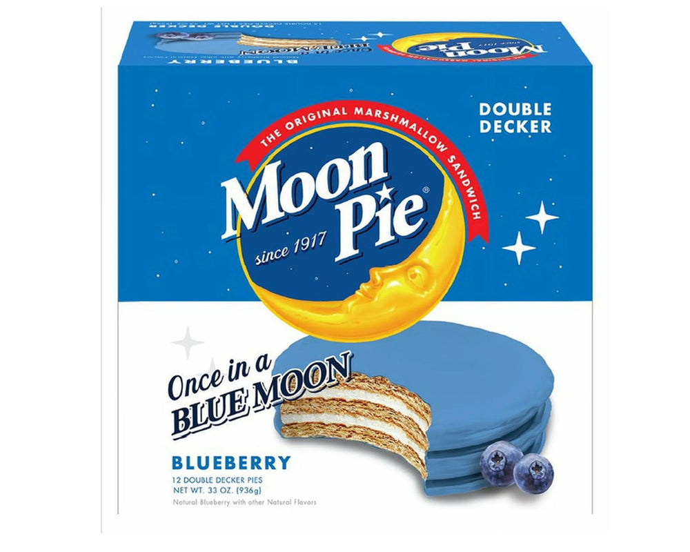 Moon Pie Blueberry 2.75 Marshmallow Sandwiches
