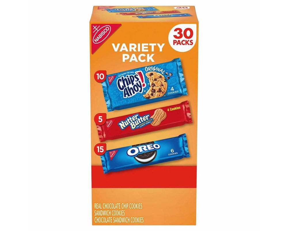 Navisco Nabisco Cookie Variety Pack - 30 / Box – Candy Favorites