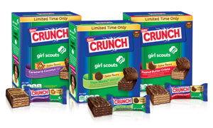 Nestle Crunch Girl Scout Cookie Candy Bars Countertop Display - CandyFavorites