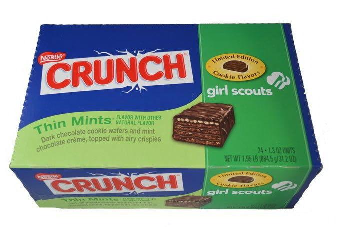 Nestle Crunch Thin Mints Bars - CandyFavorites
