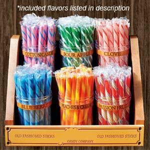 Old Fashioned Candy Sticks Jar and Rack Starter Kit - CandyFavorites