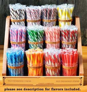 Old Fashioned Candy Sticks Jar and Rack Ultimate Starter Kit - CandyFavorites