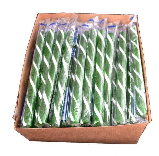 Old Fashioned Green Apple Candy Sticks - CandyFavorites