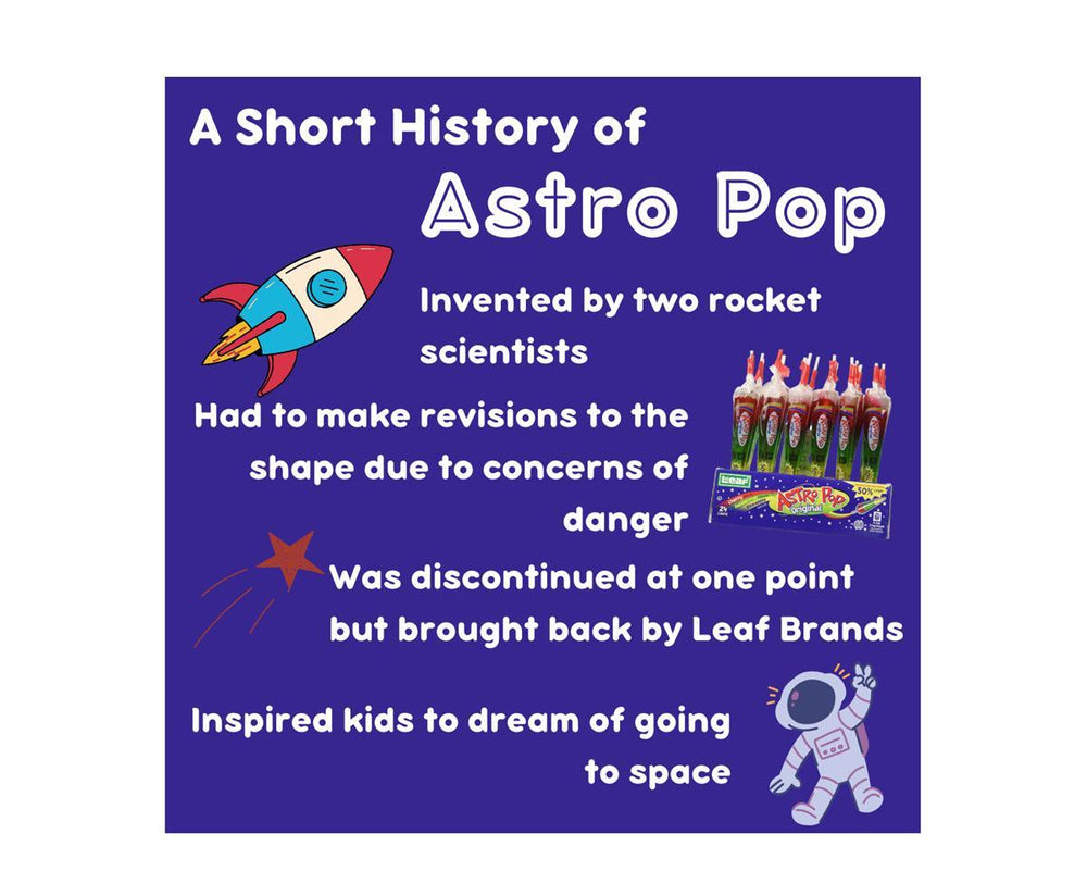Original Astro Pops 1 oz. Lollipops | Leaf Brands - 24 / Box – Candy ...