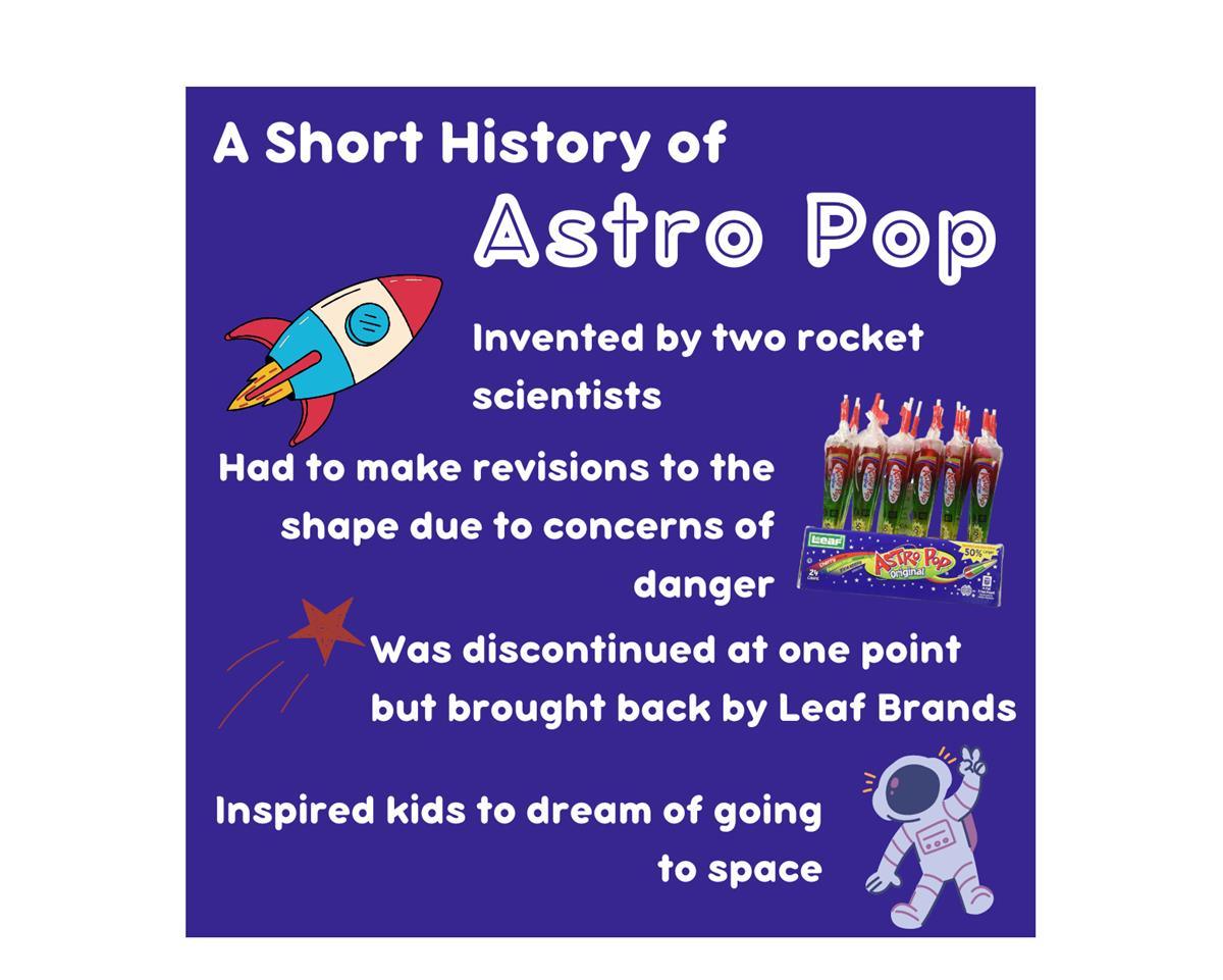 Original Astro Pops 1 oz. Lollipops | Leaf Brands - 24 / Box – Candy ...