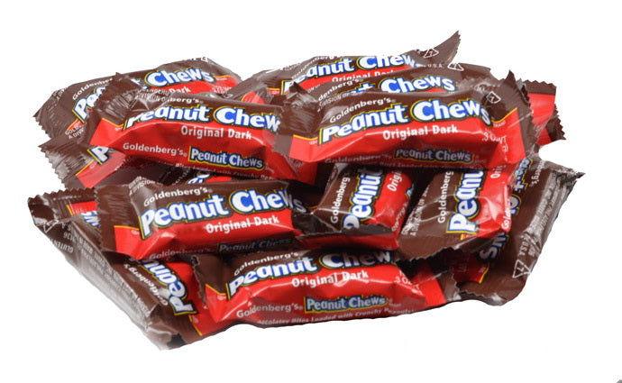 Original Dark Chocolate Peanut Chews Bite Size - CandyFavorites