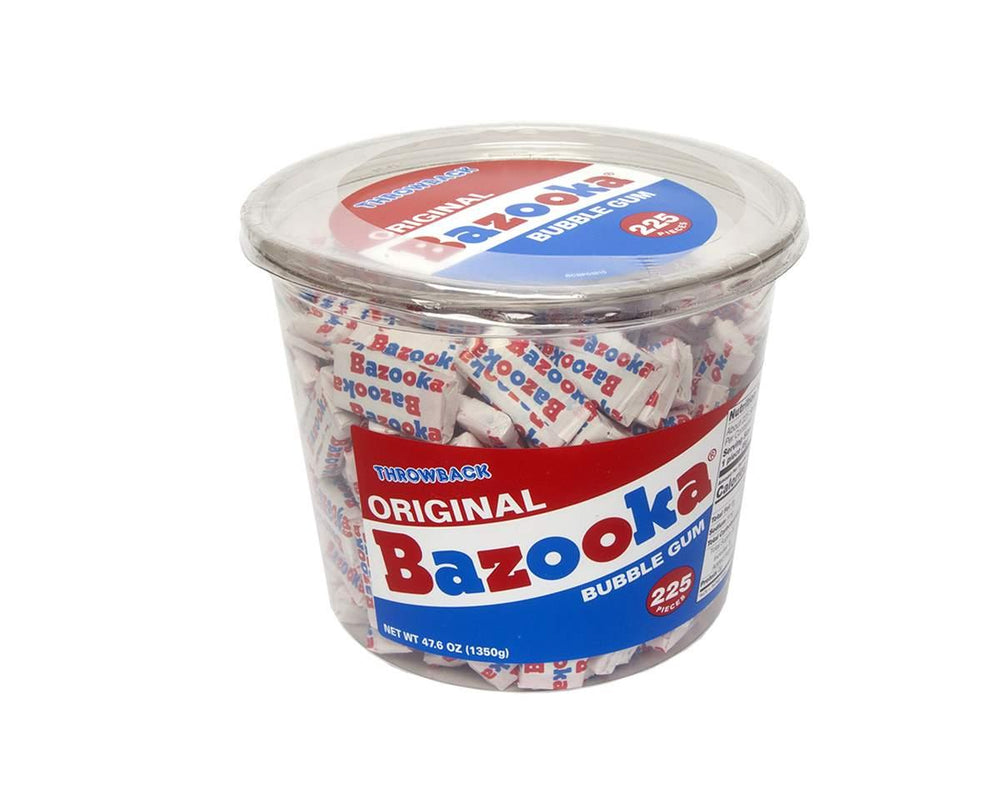 Original Throwback Bazooka Bubble Gum Tub - CandyFavorites