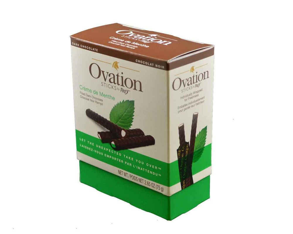 Ovation Mint Dark Chocolate Covered Candy Sticks - CandyFavorites