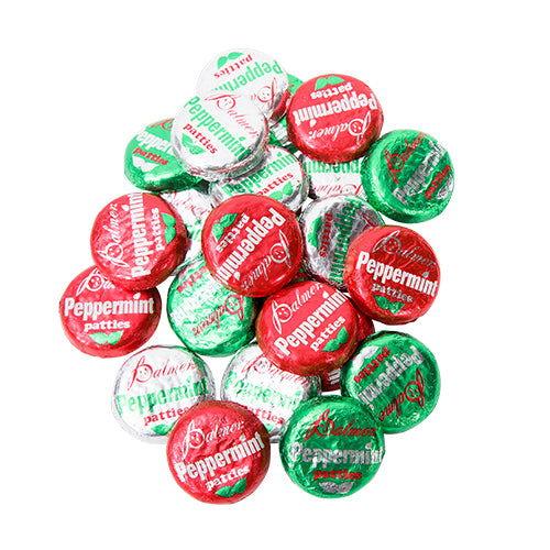 Palmer Christmas Peppermint Patties Bulk - CandyFavorites