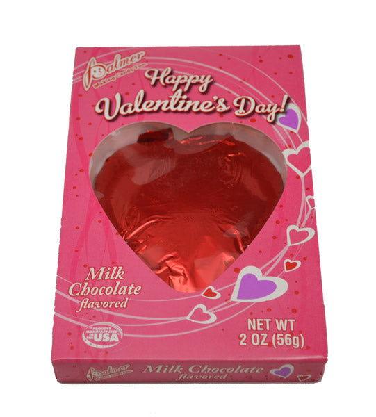 Palmer Classic Wrapped Milk Chocolate Flavored Hearts - CandyFavorites