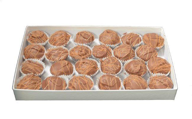 Peanut Butter Cremes Rolled In Peanuts - CandyFavorites