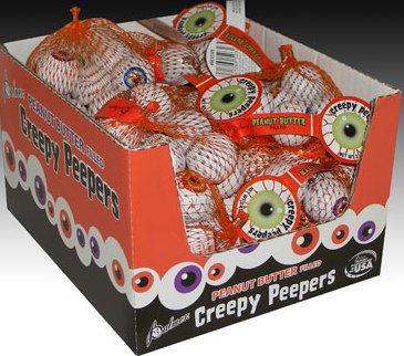 Peanut Butter Filled Creepy Peepers - CandyFavorites