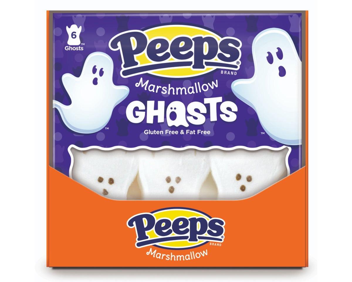 Peeps Marshmallow Ghosts 3 oz. 6 Packs | Just Born - 6 / Box – Candy ...