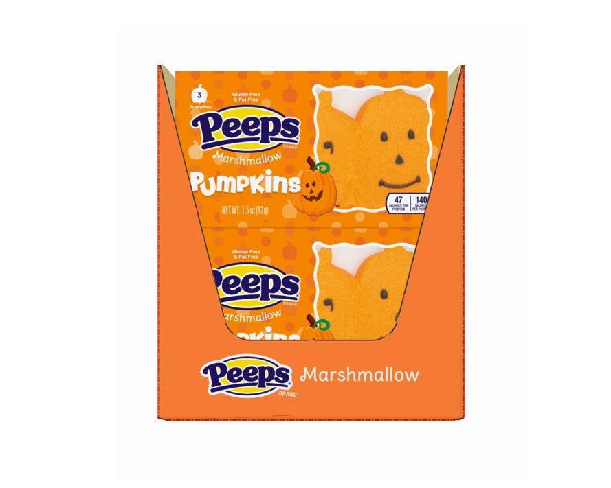 Peeps Marshmallow Pumpkins 1.5 oz. 3 Pack - CandyFavorites