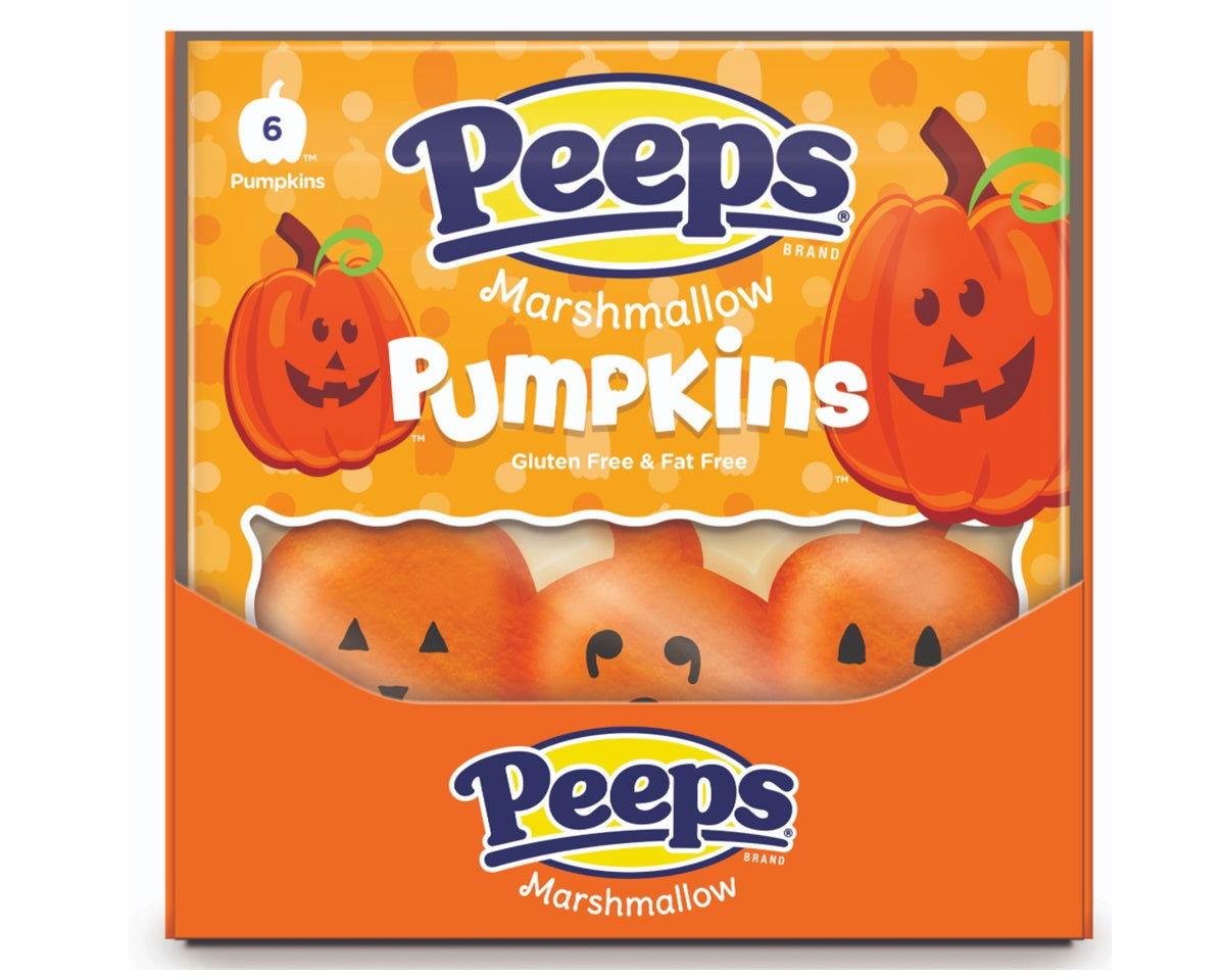 Peeps Marshmallow Pumpkins 3 oz. 6 Pack - CandyFavorites