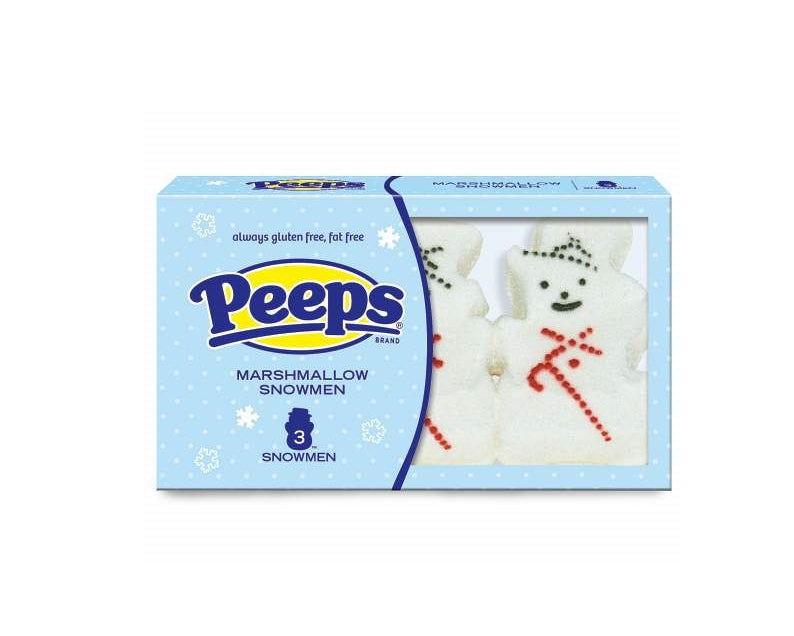 Marshmallow Peeps Snowmen 3 Pack Tray - 6 / Box – Candy Favorites