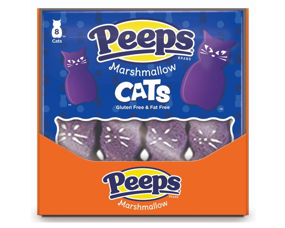 Peeps Marshmallow Spooky Cats  3 oz. 8 Pack - CandyFavorites