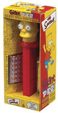 Pez Bart Simpson Dispenser Jumbo - CandyFavorites