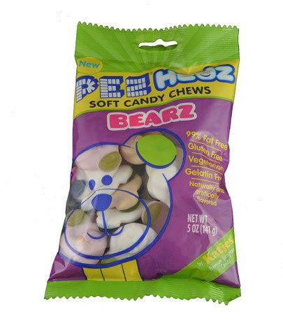 Pez Hedz Bearz Soft Candy Chews Bag - CandyFavorites