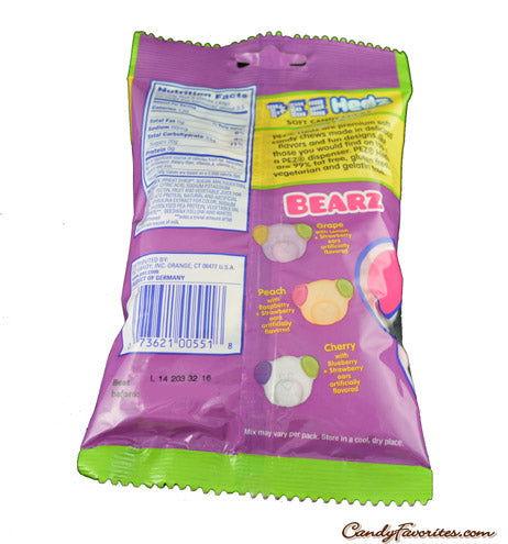 Pez Hedz Bearz Soft Candy Chews Bag - CandyFavorites