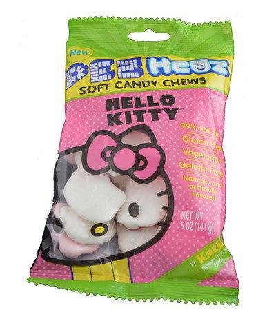 Pez Hedz Hello Kitty Soft Candy Chews Bag - CandyFavorites