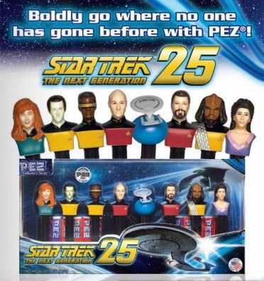 Pez Star Trek Next Generation 25th Anniversary - CandyFavorites