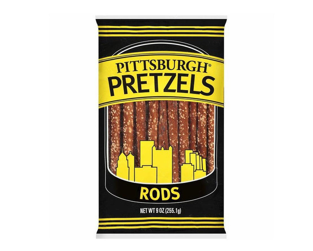Pittsburgh Pretzels Rods 9 oz. Bags - CandyFavorites