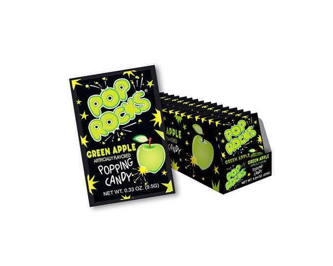 Pop Rocks Green Apple 33 oz. Popping Candy - 24 / Box – Candy Favorites