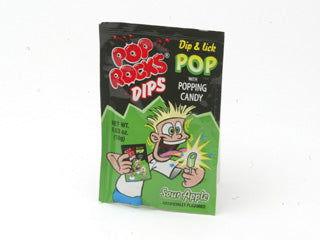 Pop Rocks Sour Apple  Dips - CandyFavorites