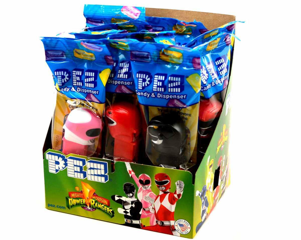 Botan Rice Candy Power Ranger Power Ranger Pez Dispensers - 12 / Box – Candy Favorites