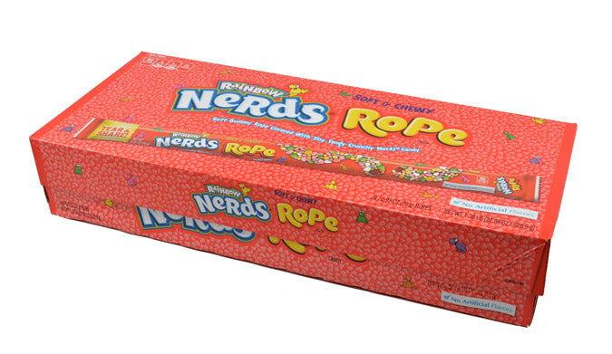 Spring Candy Rainbow Ropes Nerds Rainbow Ropes |Net Weight .92 oz. |Tear & Share - 24 / Box ...