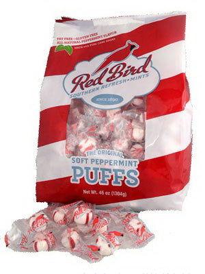 Red Bird Peppermint Puffs Changemaker - CandyFavorites