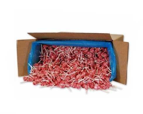 Red Strawberry Dum Dum Pops - CandyFavorites