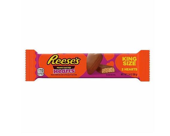 Reese's 2.4 oz. Peanut Butter Hearts King Size - CandyFavorites