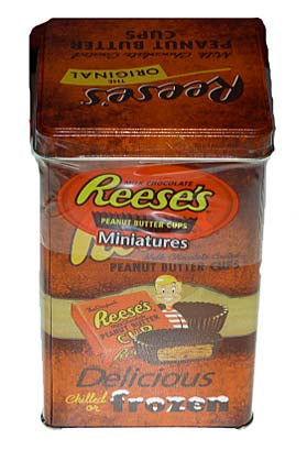 Reese's Peanut Butter Cup Retro Tin - CandyFavorites