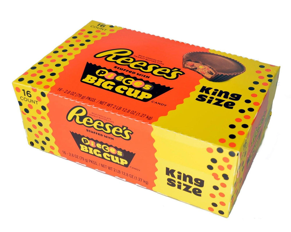 Reese's Peanut Butter Cups Filled with Reese's Pieces King Size - CandyFavorites