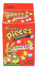 Reese's Pieces - Pastel Eggs 3.5 Ounce Mini Cartons - CandyFavorites