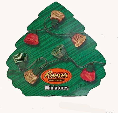 Reeses Peanut Butter Cups Christmas Tree Box - CandyFavorites