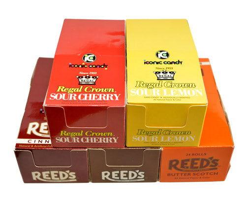 Regal Crown & Reeds Hard Candy Rolls Nostalgic Pack - CandyFavorites