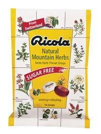 Ricola - Sugar Free Mountain Herb Cough Drop Bags - CandyFavorites