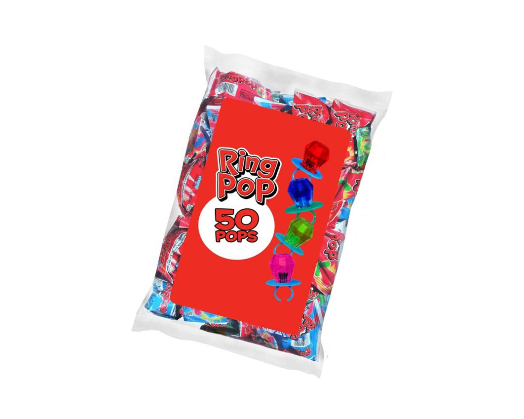 Assorted Ring Pops 50 ct. Bag