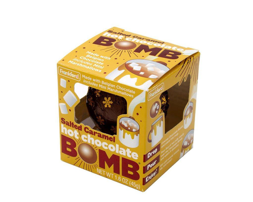 Salted Caramel Hot Chocolate Bomb - CandyFavorites