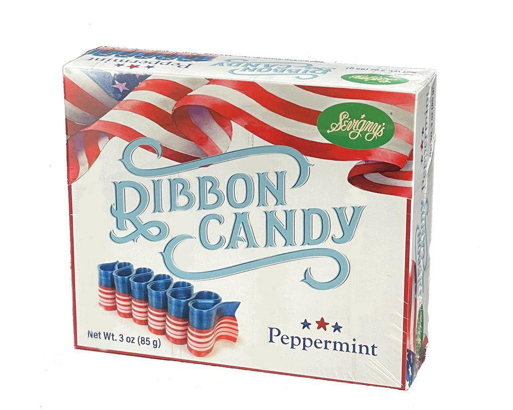 Sevigny's Thin Peppermint Ribbon Candy 3oz Gift Box - CandyFavorites