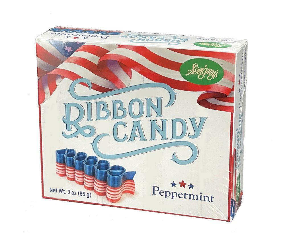 Sevigny's Thin Peppermint Ribbon Candy 3oz Gift Box - CandyFavorites